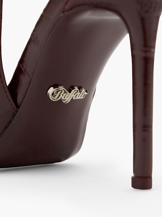 Buffalo Décolleté con cinturino Bordeaux 152247 5