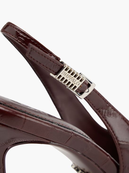 Buffalo Décolleté con cinturino Bordeaux 152247 6
