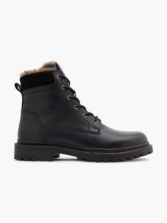 AM SHOE Schnürboots Schwarz 152244 1