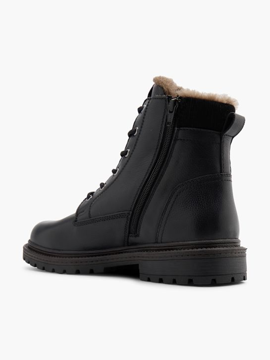 AM SHOE Škornji z vezalkami Črna 152244 3
