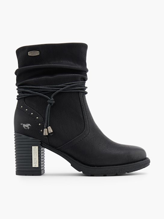 Mustang Stiefelette Schwarz 152264 1