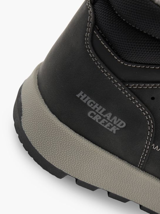 Highland Creek Bota con cordones negro 152390 6