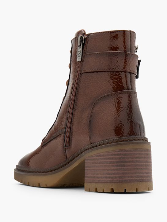 Xti Botins com cordões castanho 152312 3
