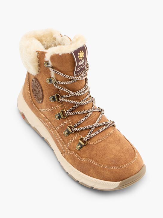 Relife Bottes à lacets Cognac 152375 2
