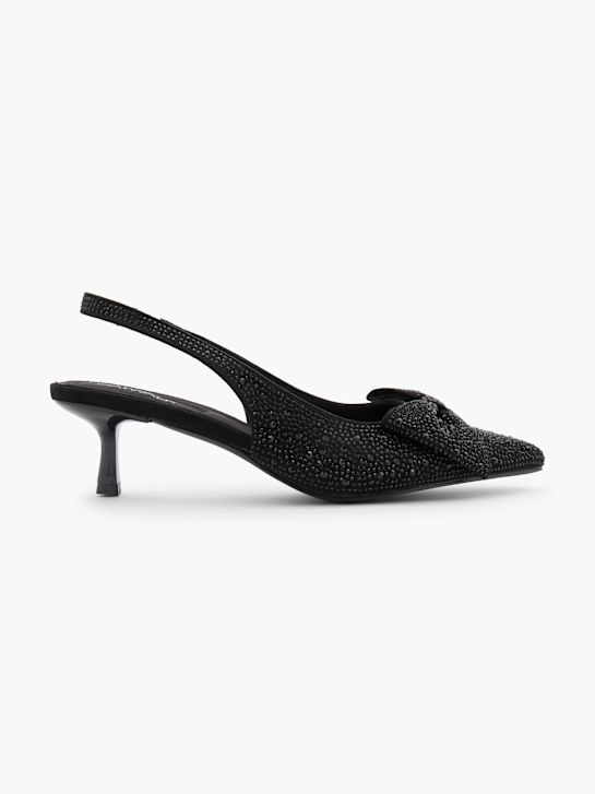 Catwalk Slingback salonarji Črna 152572 1