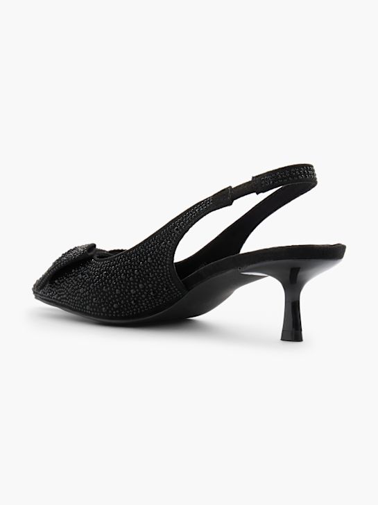 Catwalk Slingpumps Schwarz 152572 3