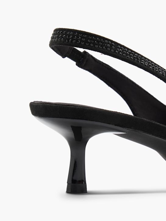 Catwalk Slingback salonarji Črna 152572 6
