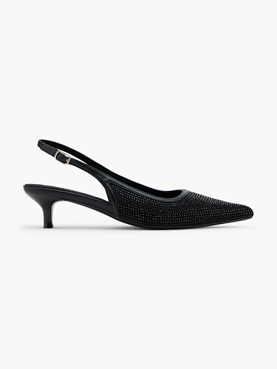 Catwalk Slingpumps Schwarz 152573 1