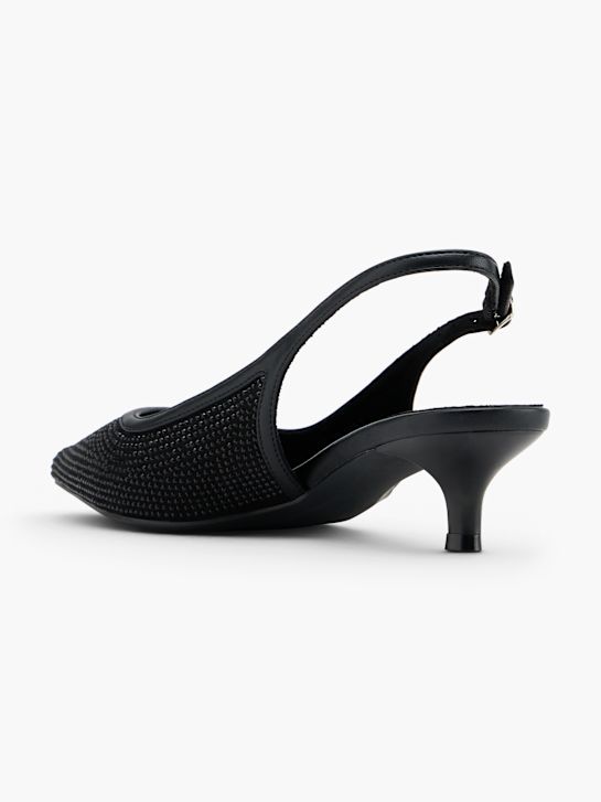 Catwalk Slingpumps Schwarz 152573 3