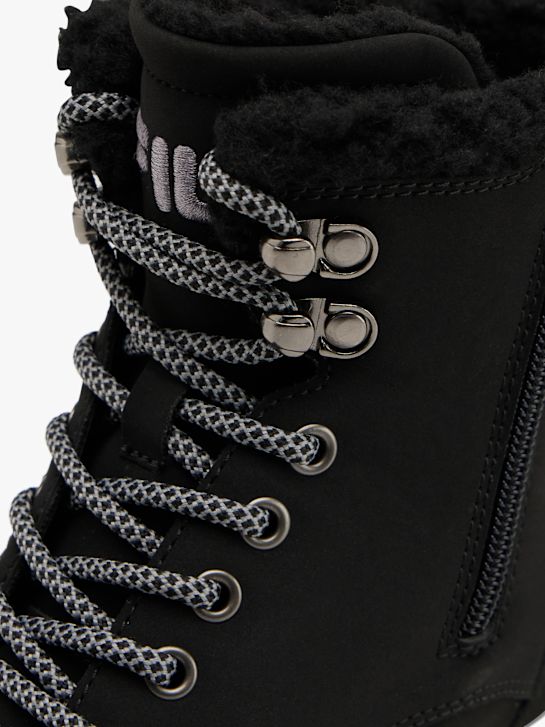 FILA Botki sznurowane czarny 152590 5