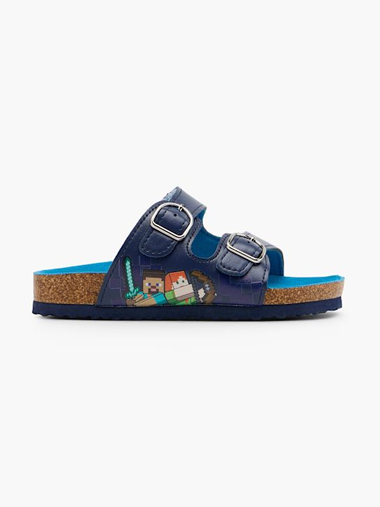 Minecraft Pantolette Blau 152617 1