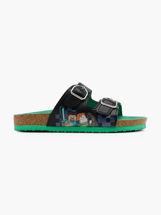 Minecraft Pantolette Schwarz 152619 1