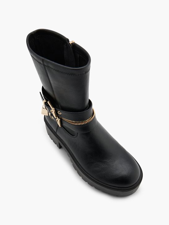 Buffalo Biker Boots Schwarz 152655 2