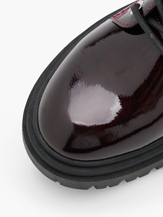Graceland Bota com cordões Bordeaux 152794 5
