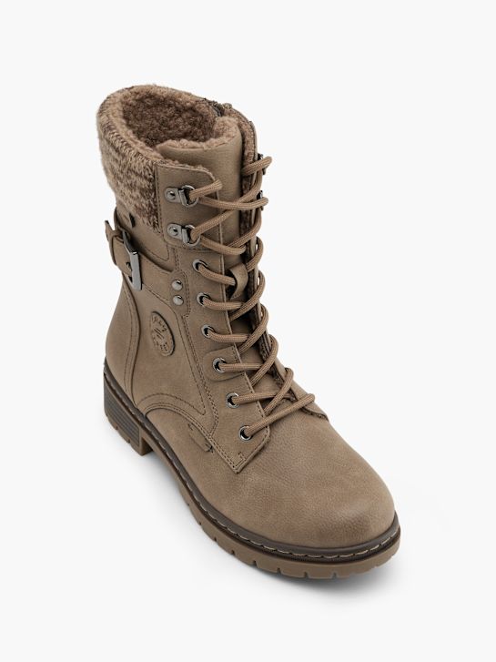 Easy Street Bottes à lacets Taupe 152840 2