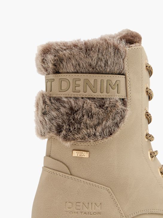 TOM TAILOR Schnürboots Taupe 152771 5
