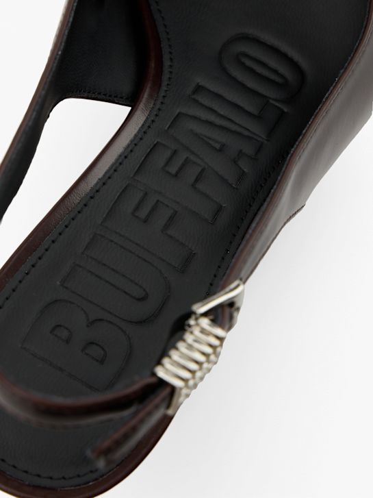 Buffalo Décolleté con cinturino Marrone 152813 6