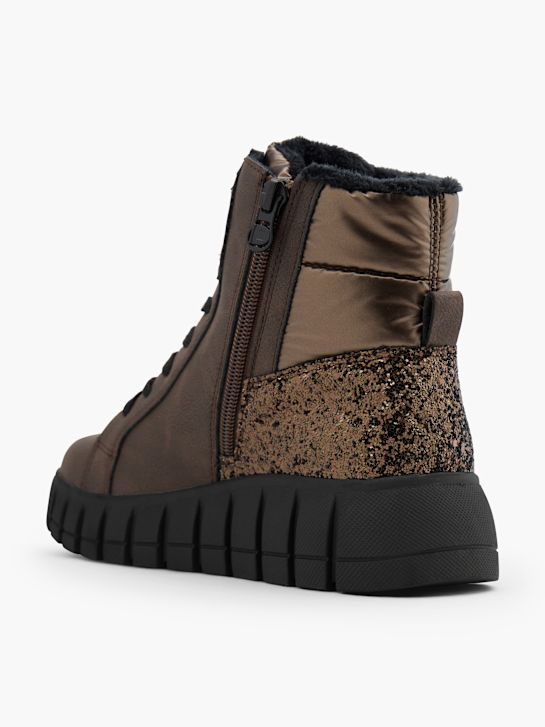 TOM TAILOR Fűzős bakancs barna 152804 3