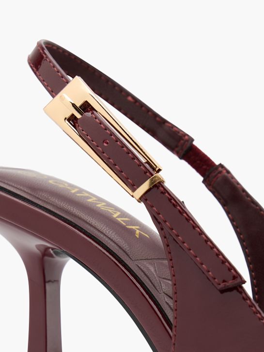 Catwalk Décolleté con cinturino Rosso 152955 5