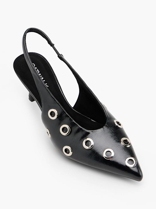 Catwalk Sapatos de salto alto preto 152962 2