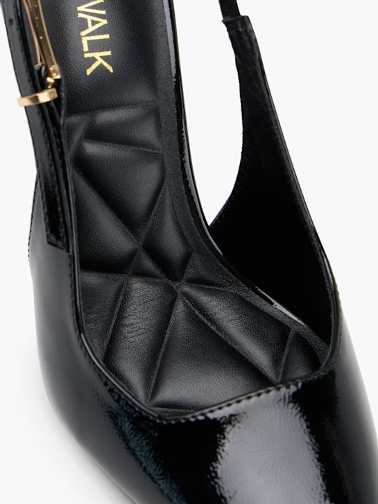 Catwalk Slingback salonarji Črna 152961 5