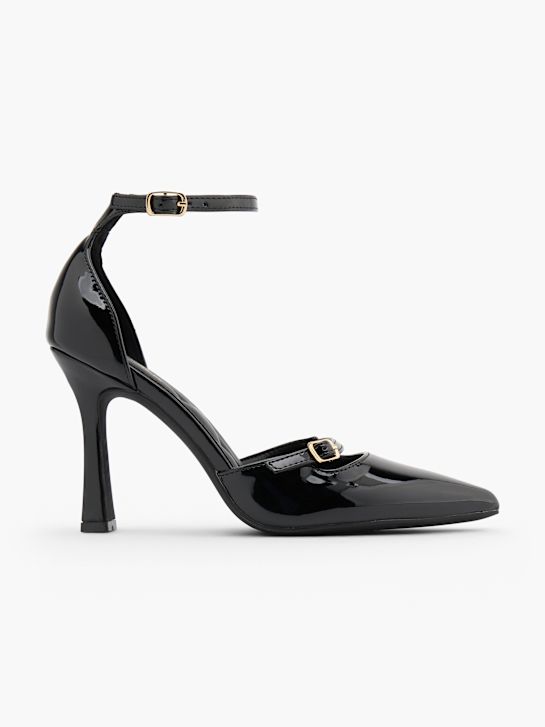 Catwalk Décolleté con fibbia Nero 152969 1