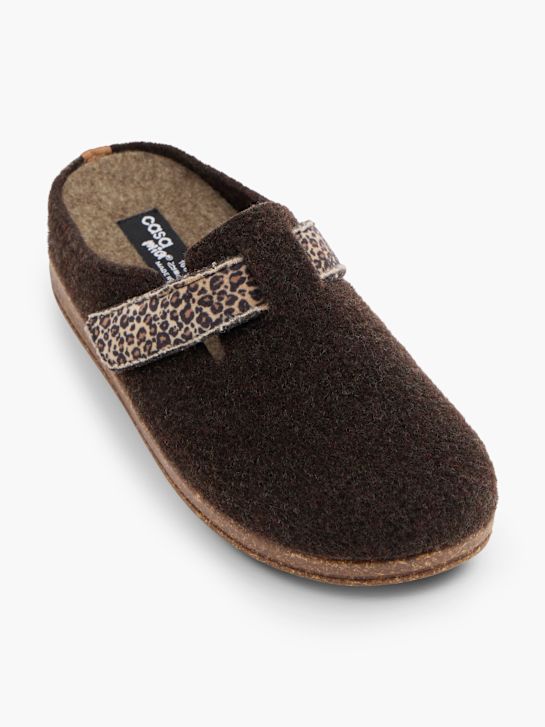 Casa mia Zapatillas de casa cerradas marrón 154128 2