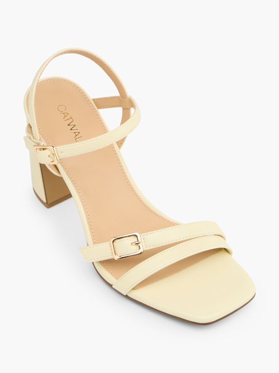 Catwalk Sandale cu toc Galben 154190 2