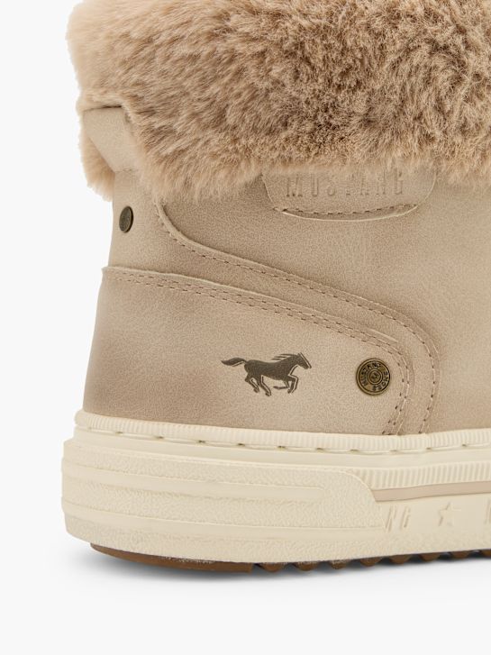 Mustang Hoher Sneaker Beige 154307 5