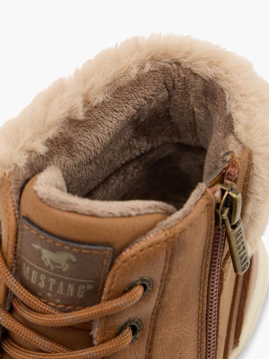 Mustang Hoher Sneaker Cognac 154308 7