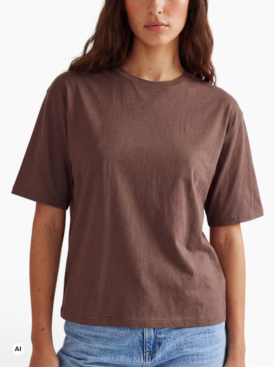 ESPRIT T-Shirt Braun 154338 4