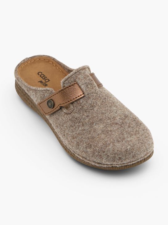 Casa mia Zapatillas de casa cerradas Marrón 155261 2