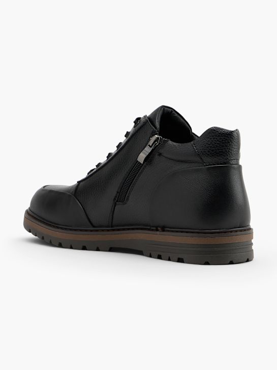 AM SHOE Schnürboots Schwarz 155380 3