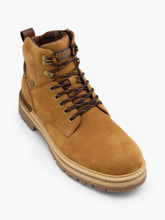 MUSTANG Bottes à lacets Cognac 155395 2