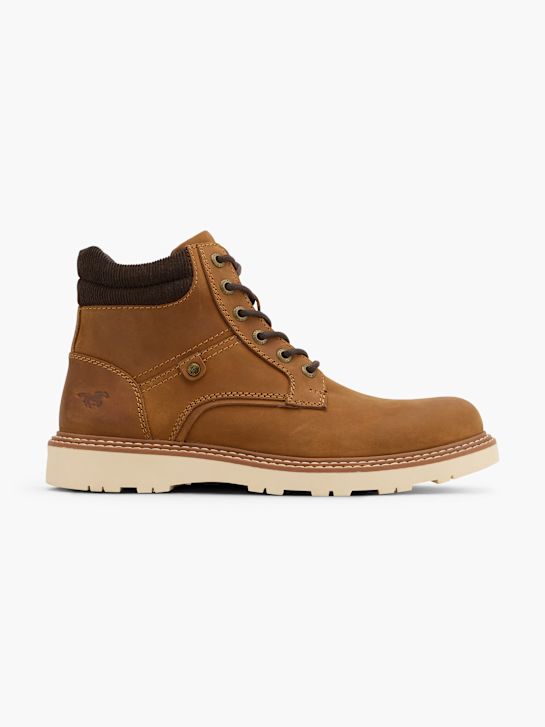 Mustang Bottes à lacets Cognac 155400 1