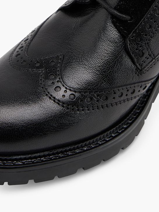 5th Avenue Schnürstiefelette Schwarz 155644 5