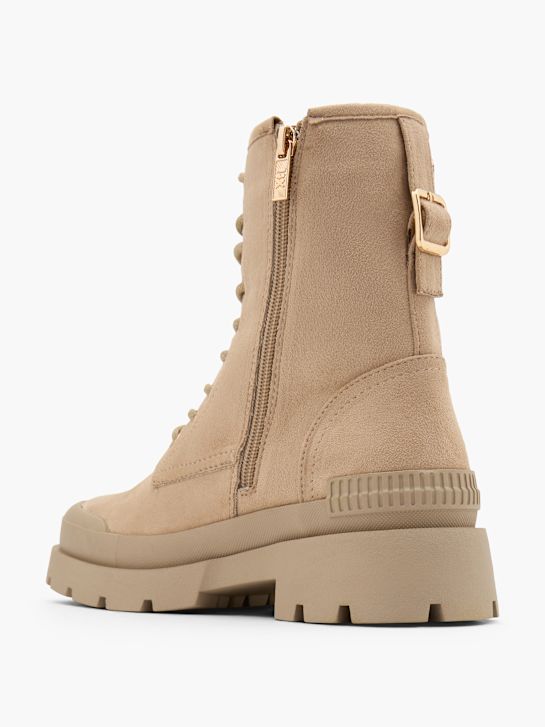 Xti Bota con cordones beige 155549 3