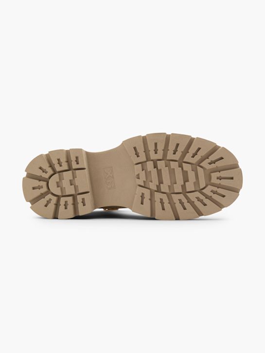 Xti Bota con cordones beige 155549 4