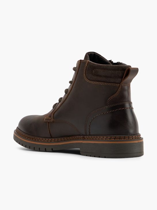 AM SHOE Botki sznurowane Brązowy 155742 3
