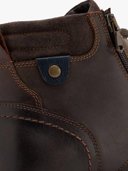 AM SHOE Botki sznurowane Brązowy 155742 5