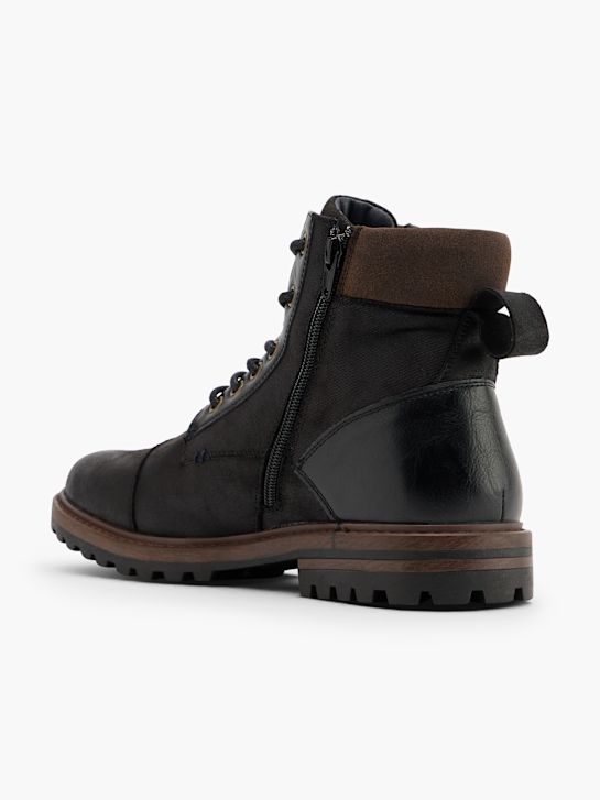 Bottesini Bottes à lacets noir 157601 3