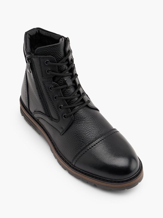 AM Shoe Bottes à lacets noir 157612 2
