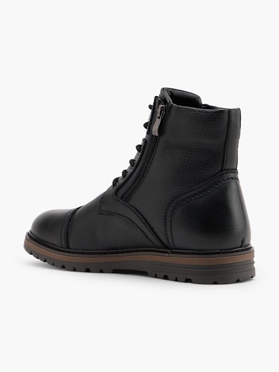 AM SHOE Schnürboots Schwarz 157612 3