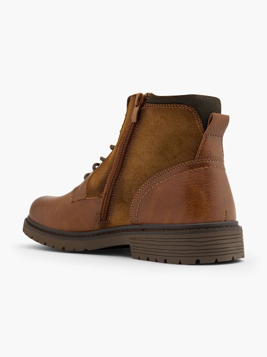 Bottesini Bottes à lacets Cognac 157618 3