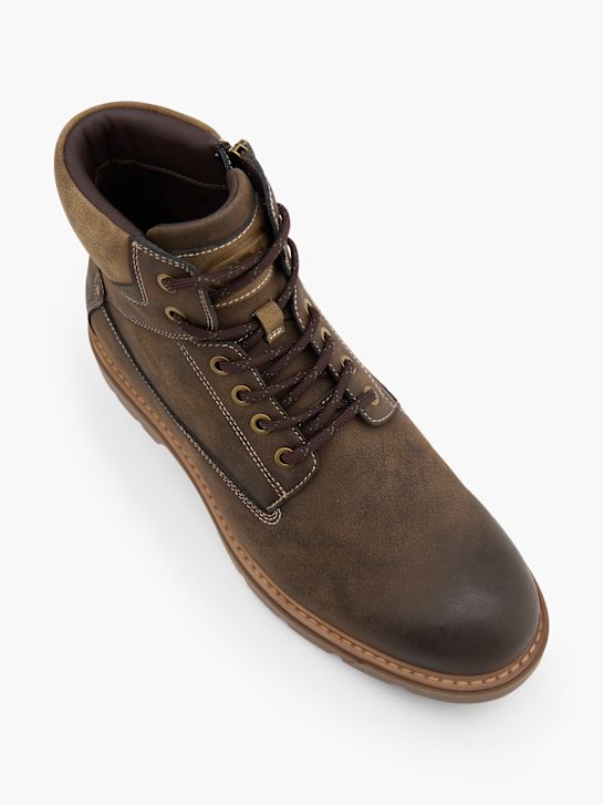 AM SHOE Šněrovací boty Hnědá 157716 2