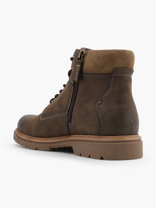 AM SHOE Šněrovací boty Hnědá 157716 3