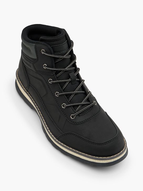 Highland Creek Bota com cordões preto 157798 2
