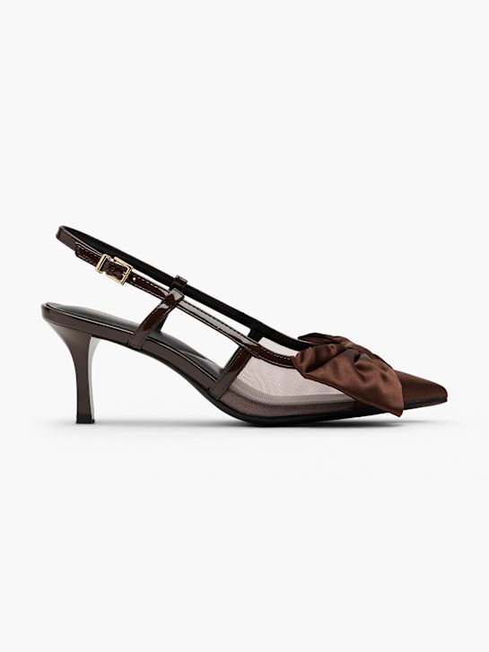 Catwalk Slingback salonarji Rjava 157904 1