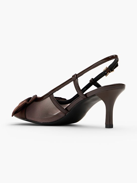 Catwalk Slingback salonarji Rjava 157904 3