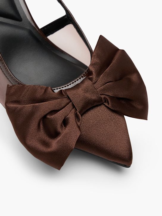 Catwalk Slingback salonarji Rjava 157904 5